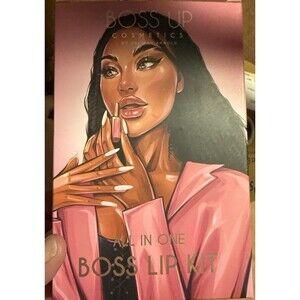 Boss Up Cosmetics Color Changing Lip Oil BossUp Stain Cosmetics Gloss Kit LE NIB